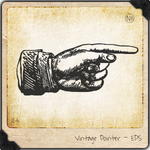 Vintage Pointer Finger